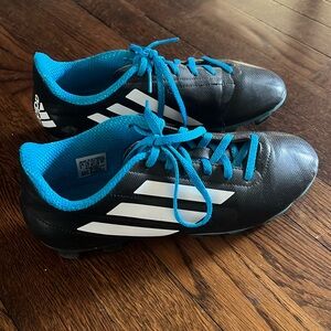 Adidas Boy’s Blue & White Cleats